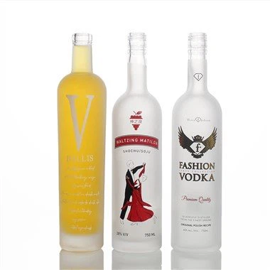 750 ml-es matt tequila üveg